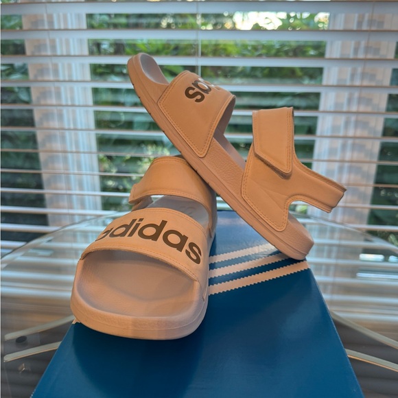 Adidas white athletic Sandals - Picture 3 of 6